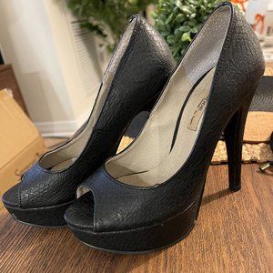 black heels